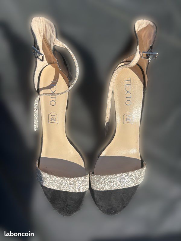 Talon aiguille femme 38 Texto cuir (image 2)