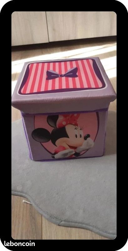 Bac / panier / caisson de rangement disney minnie en tres bon état (image 1)