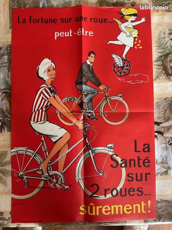 velo cycle publicite affiche poster ancien 09 – La boite verte
