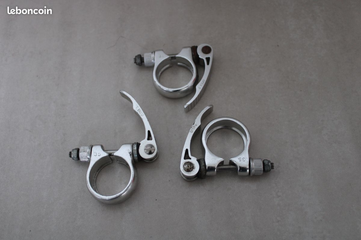 Lot serrages de selle en 35 mm vélo ancien collection (image 1)