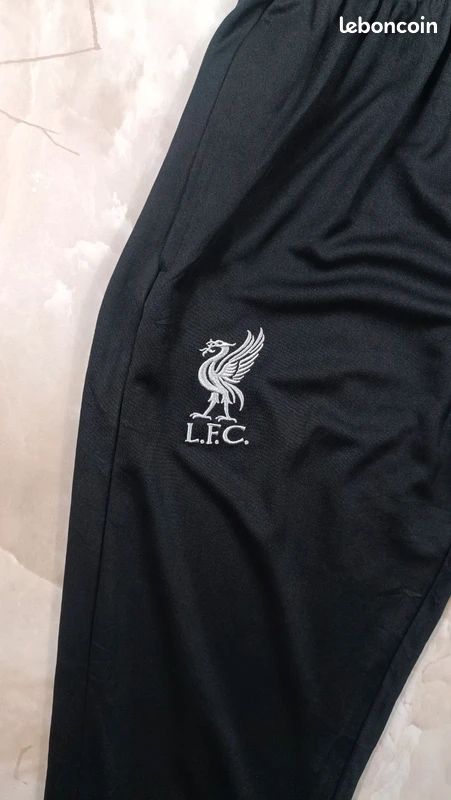 Pantalon de Survêtement Training Nike Liverpool FC Logo Brodé Y2K Noir - Homme Taille M (image 8)