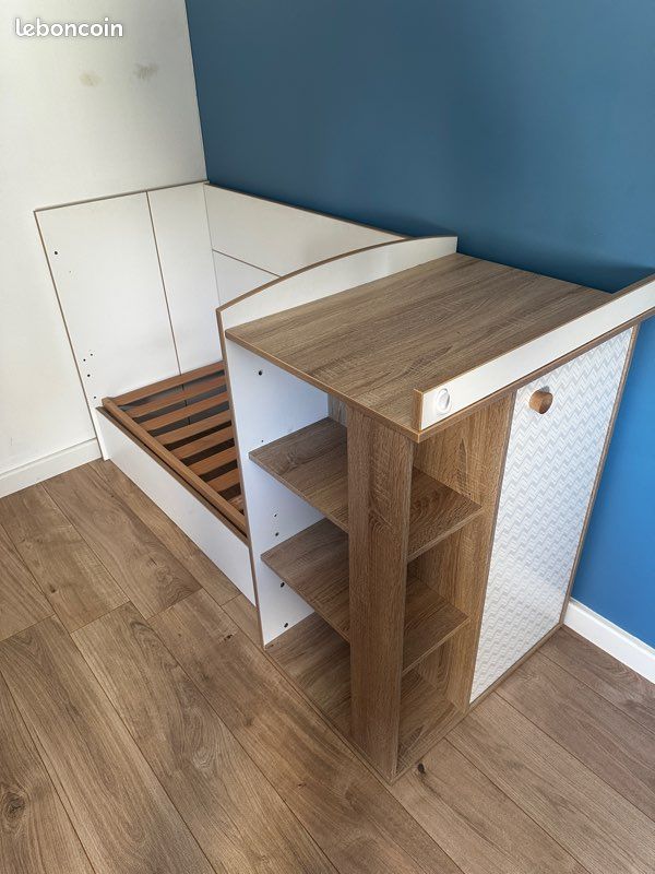 Lit bébé / enfant évolutif – Barrière amovible (image 2)