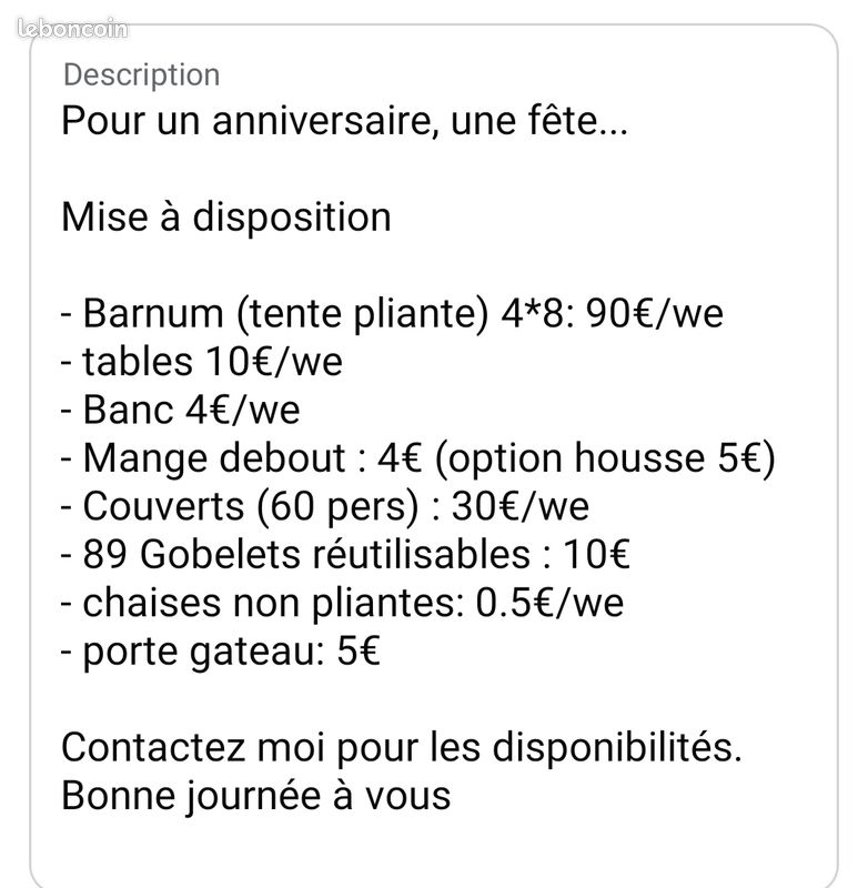 Banc pliant banc (image 3)