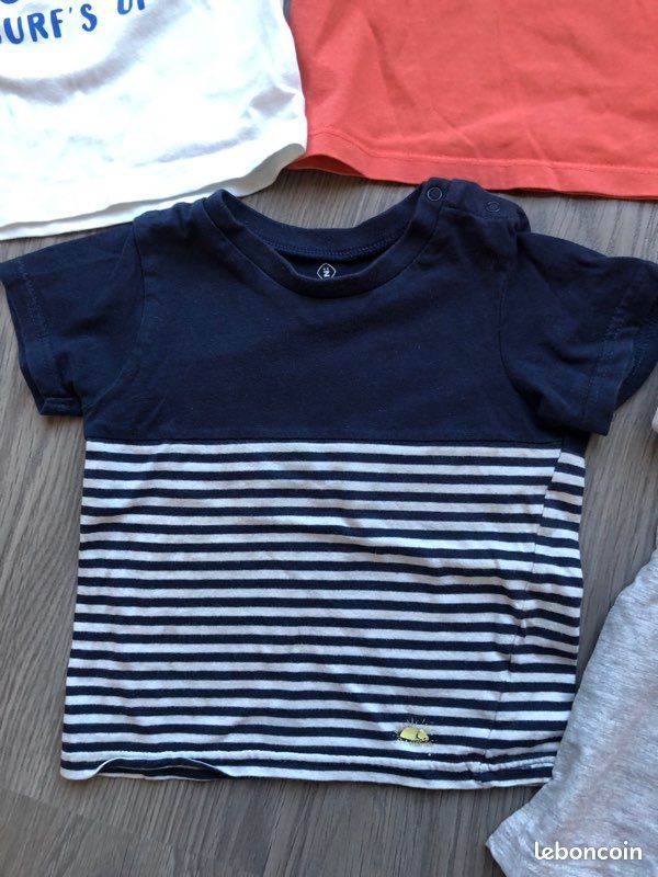 Lot de 4 tee-shirts manches courtes et 1 débardeur 18 mois (image 5)