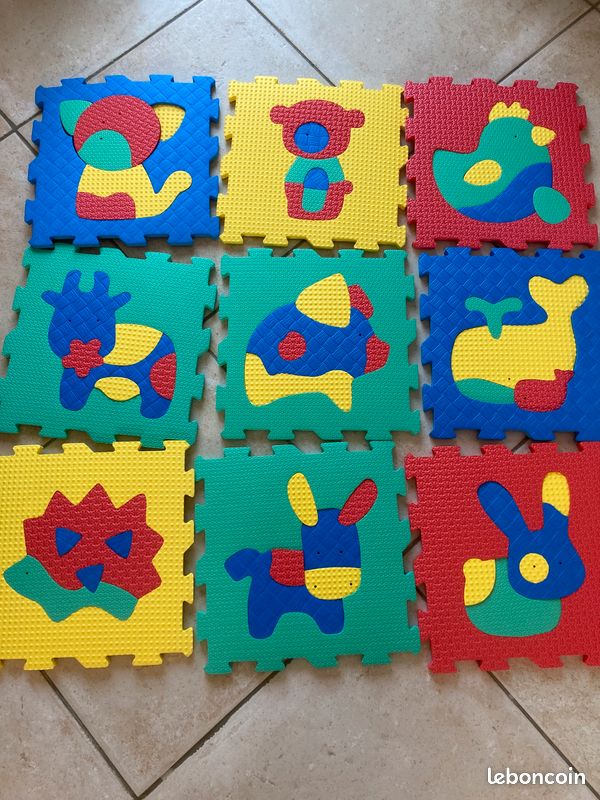 Puzzle dalles en mousse animaux (image 1)