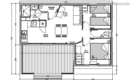 Maison 3 pièces 42 m² · à Jullouville · 42 m² · 225 000 €