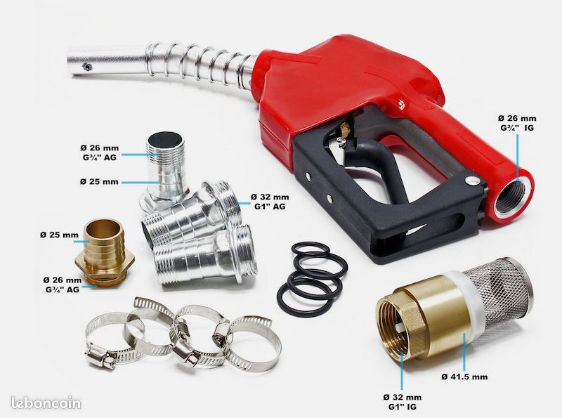 Pompe à Fuel ou Gasoil 230V/600W 40l/min - Neuf – Livraison gratuite en Europe ⭐ ⭐ ⭐ (image 2)