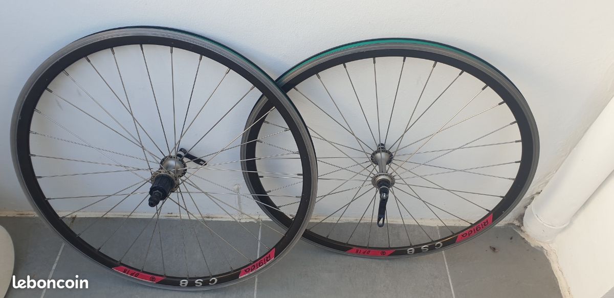 Paire de roue alu rigida dp18 650c (image 2)