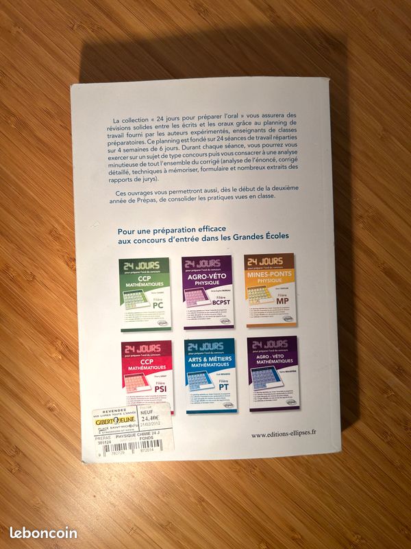 Livre Arts et Métiers Mathématiques PT (image 2)