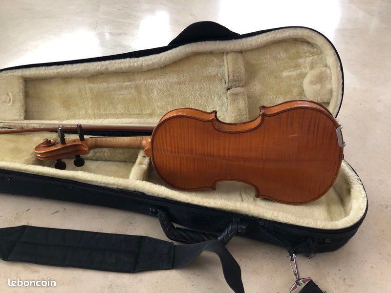 VIOLON MIRECOURT taille 1/2 + archet allemand en pernambouc (image 2)