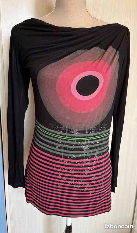 Tunique Desigual Multicouleur Taille 40/L – Occasion Très Bon état