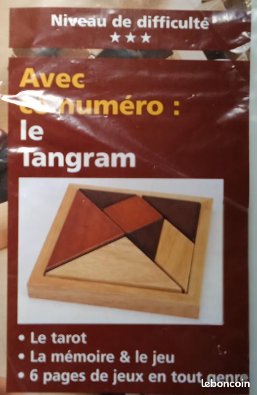 Casse-tête neuf "Le tangram" (image 1)