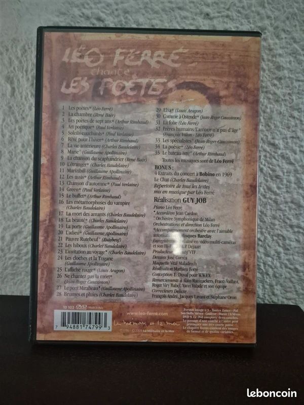 Dvd Léo Ferret chante les poètes (image 2)