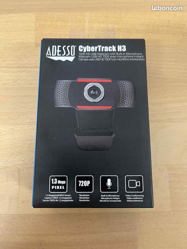 Webcam CyberTrack H3 720P HD avec Microphone (image 1)