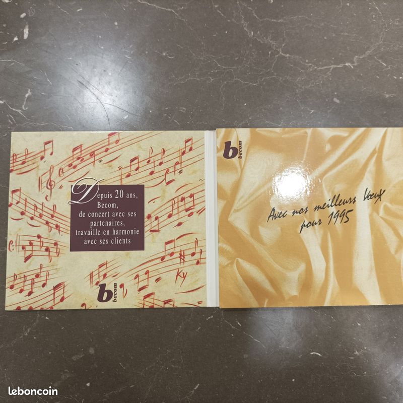 CD musical publicitaire Becom 1994 (image 2)