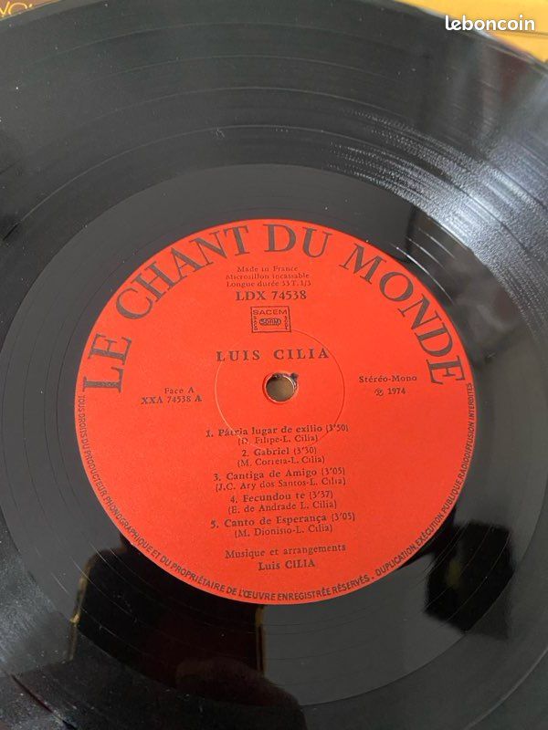 Vinyle 33 tours luis cilia (image 6)
