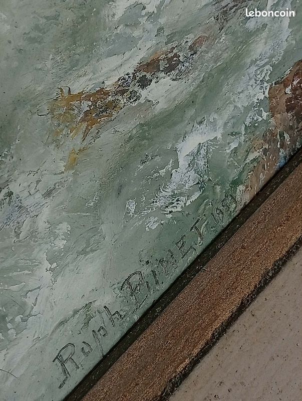 Tableau marin signé Raphael Binet 1959 (image 2)