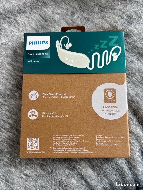 Philips Kokoon Casque de Sommeil TAN7808GY/00 (image 1)