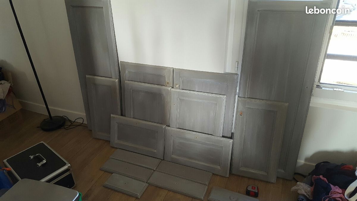 Façades cuisine placard tiroir bois (image 1)