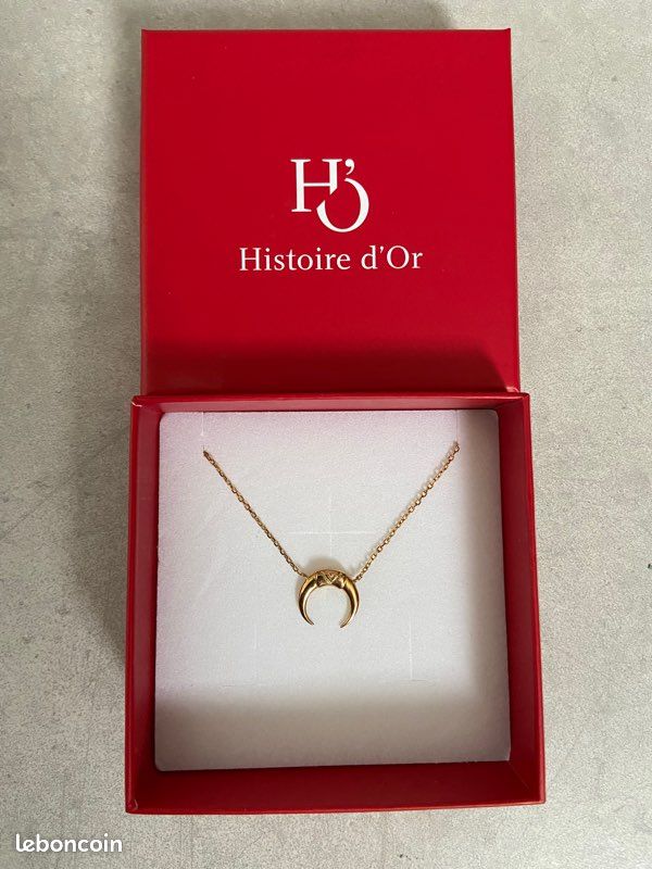 Collier Ginia plaqué or jaune, collection actuelle - Histoire d’or (image 1)