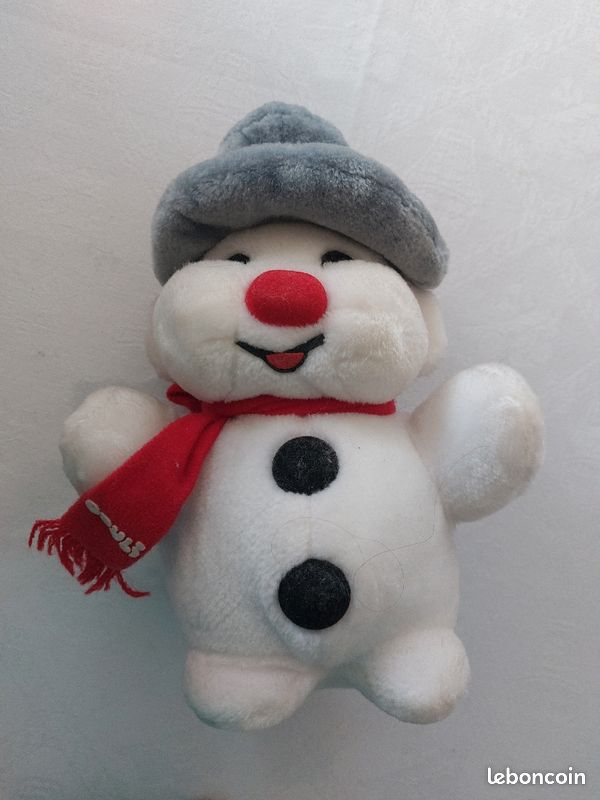 Peluche bonhomme de neige Bouli (image 1)