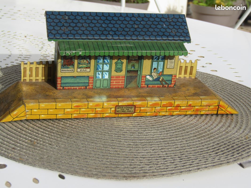 Jouet Meccano. Gare. Pau. Bourges. 24 cm (image 6)