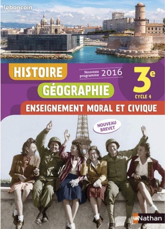 Livre Nathan 3eme Histoire Géo (image 1)