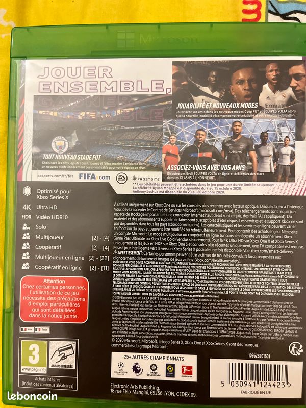 Jeu fifa 2021 sur Xbox, Xbox one, Xbox séries X (image 3)