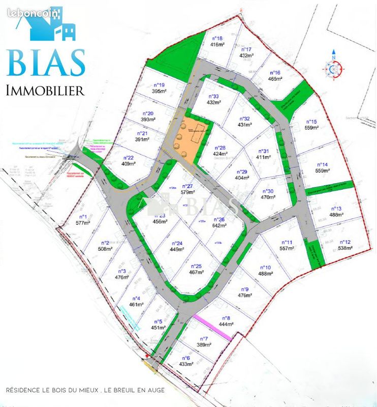 Terrain 467 m² Le Breuil-en-Auge (image 2)
