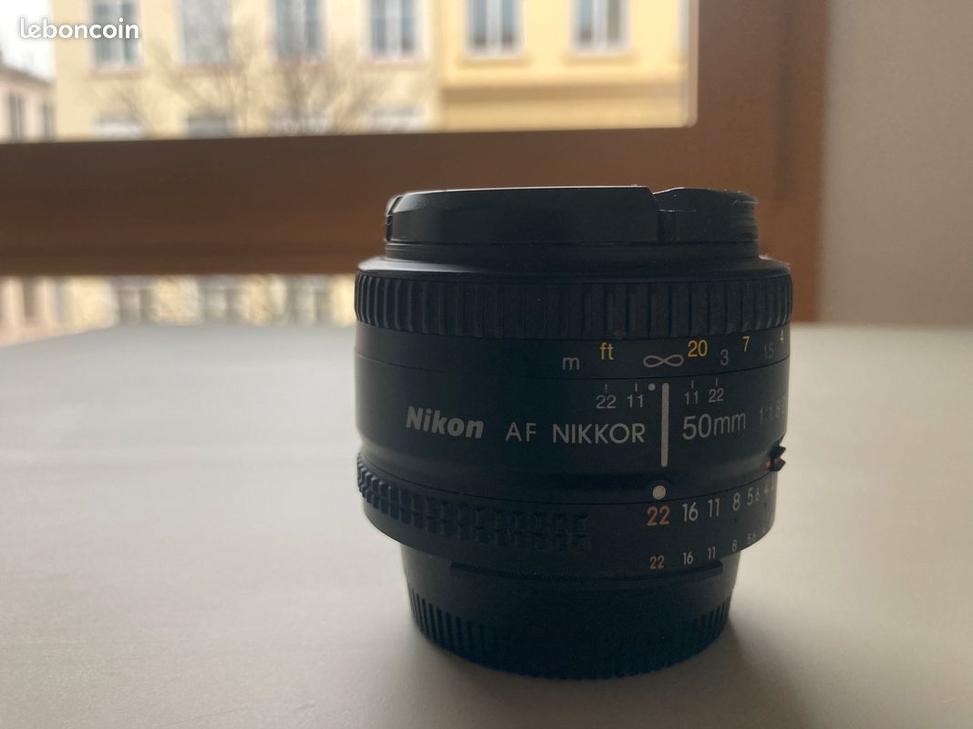 Objectif Nikon AF NIKKOR 50mm f/1.8D - Monture F - Diamètre 52mm (image 10)