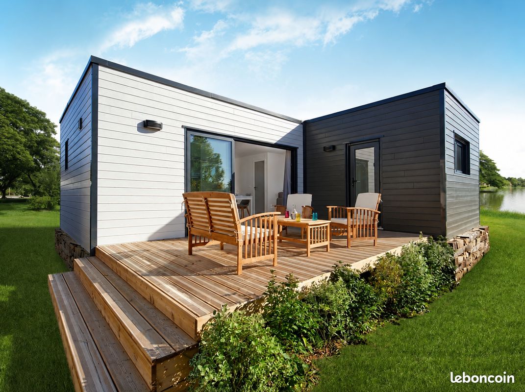 Résidence secondaire à 1 km de la mer – Terrains & chalets – Blainville-sur-Mer · 102 000 €