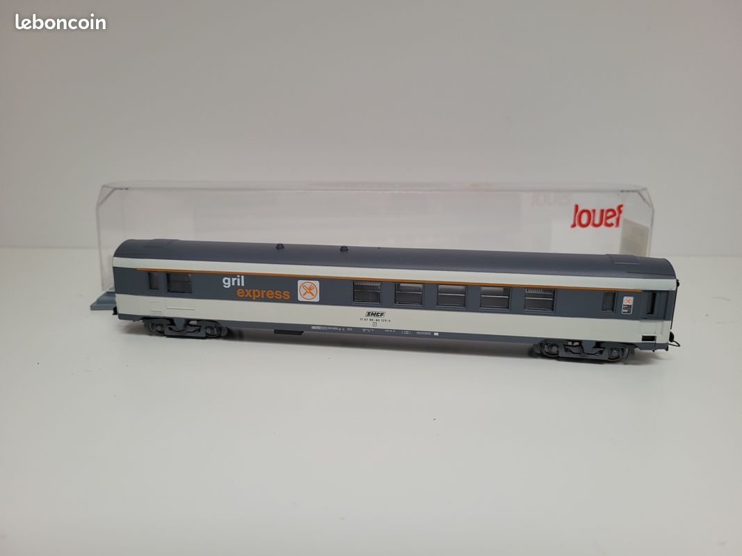 Train wagon N°540100 Voiture SNCF GRILL EXPRESS CORAIL Jouef Ho (image 3)