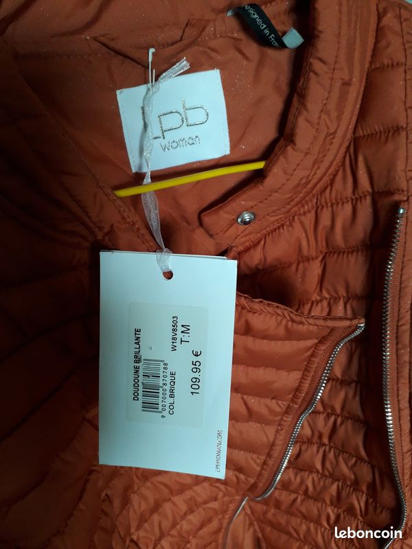 Doudoune brillante femme LPB, taille 38/40, neuve Vêtements