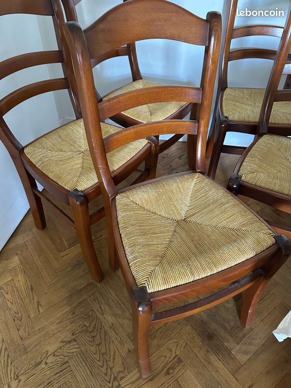 Lot de 6 chaises bois (image 1)