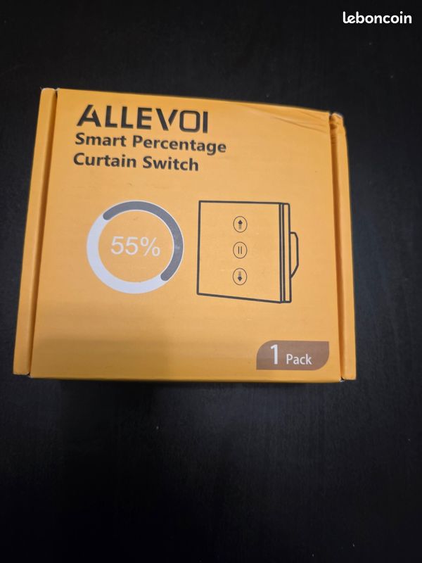 Interrupteur Volet Roulant Connecté ALLEVOI 6 Pack - Tactile Pourcentage Alexa Google Home