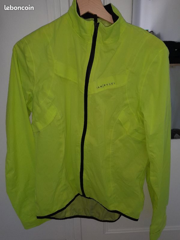 Verte imperméable jaune taille S (image 1)