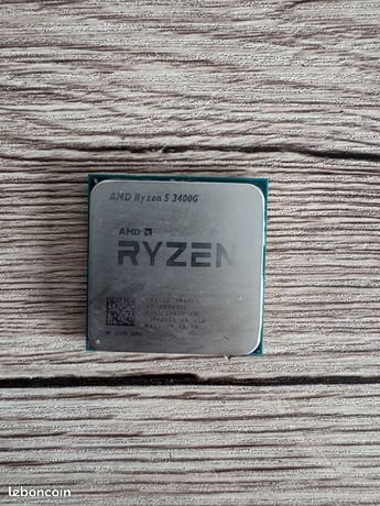 AMD Ryzen 5 3400G – 4 cœurs / 8 threads – AM4 – YPC 1