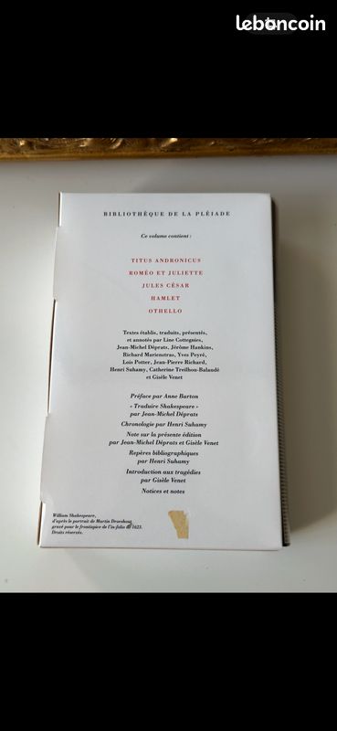 La pléiade: Shakespeare, tragédies (image 5)