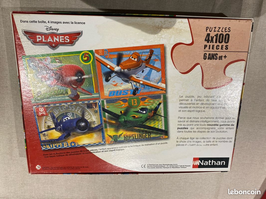 4 Puzzle Planes (image 2)