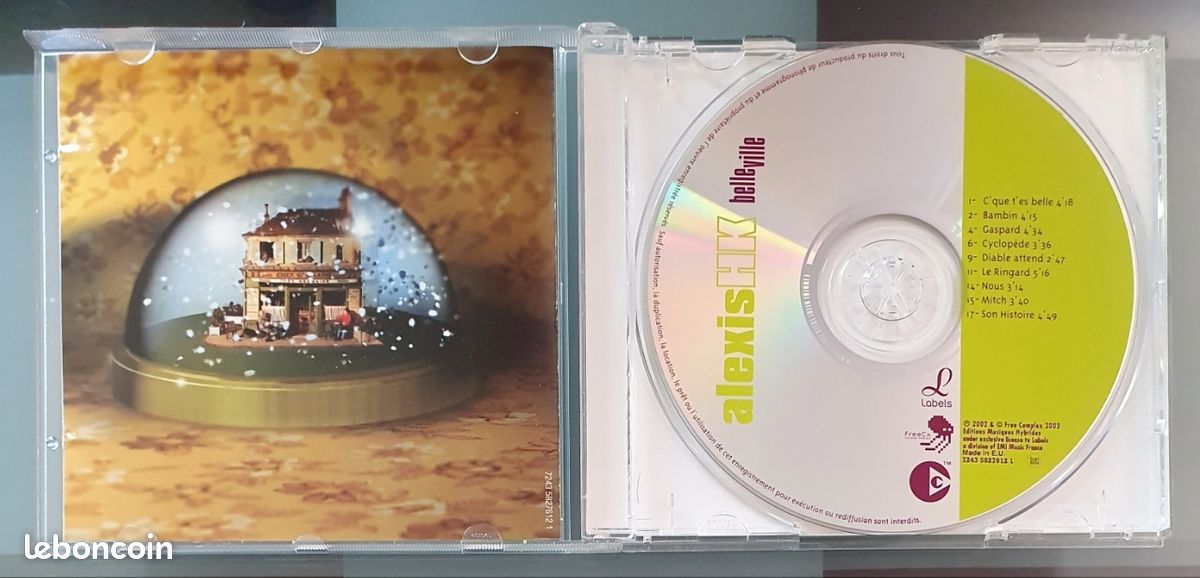 CD Album Alexis HK, Belle Ville, Vintage 2003 (image 3)