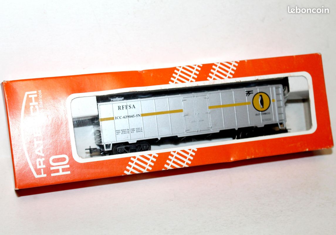 Wagon Frateschi HO N°2042 - RFFSA Isothermico Réfrigérant - Rare - Brésil