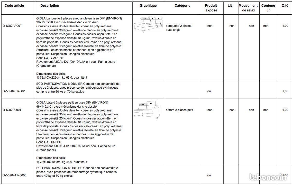 Canapé d'angle (image 3)