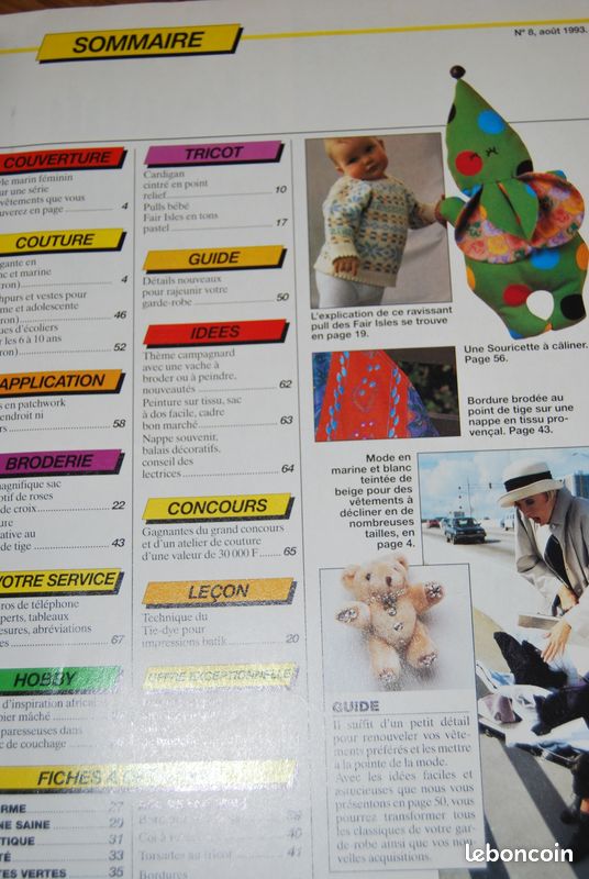 Couture magazine fait main N° 4 et 8 (image 6)