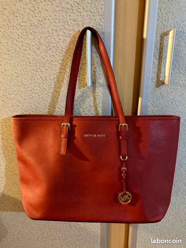 Sac tote Mickael Kors rouge (image 1)