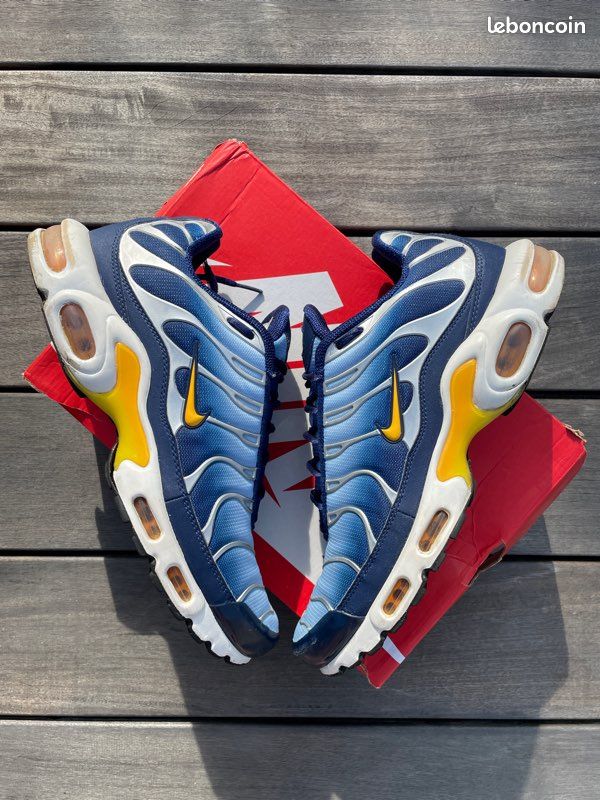 Sky Blue Tn Orange Bleu Nike Air Max Plus (GS) CD0609-032 Black