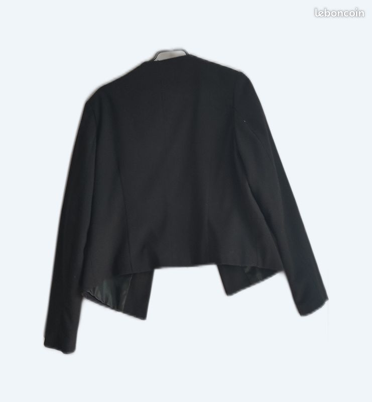 Blazer court noir (image 1)