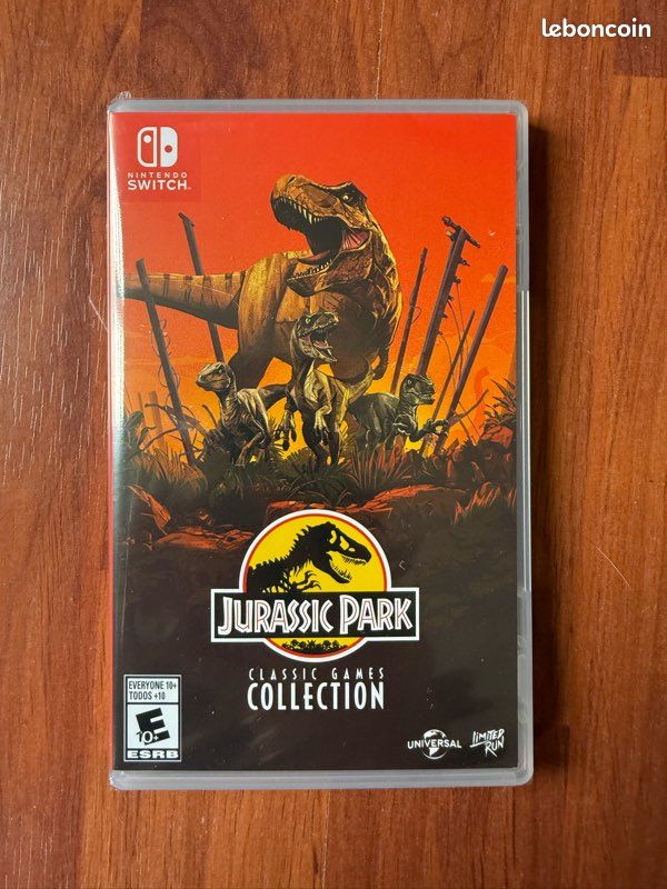 Limited Run Nintendo Switch Games Jurassic Park Jurassic Park