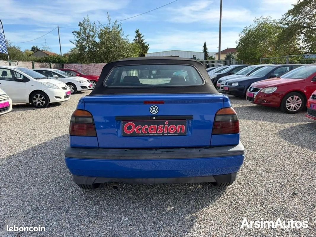Volkswagen golf 3 cabriolet 1.6 edition karmann (image 5)