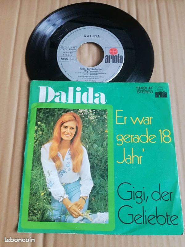 Dalida * Lot de 2 Disques 45 T * Allemagne * Vinyle (image 1)