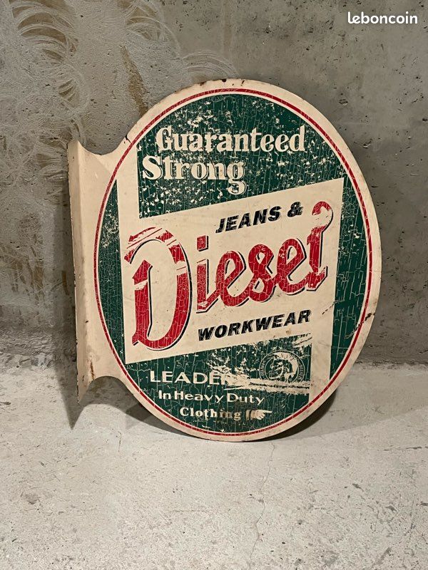 Plaque de pub diesel en métal (image 1)